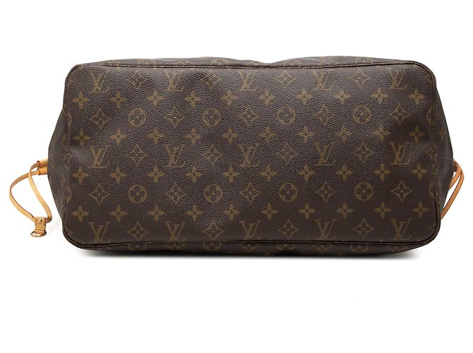 Louis Vuitton Marrone Monogram Neverfull GM - vista 3