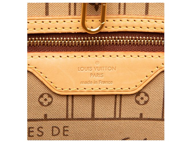 Louis Vuitton Marrone Monogram Neverfull GM - vista 5
