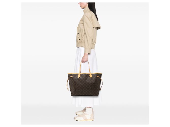 Louis Vuitton Marrone Monogram Neverfull GM - vista 6