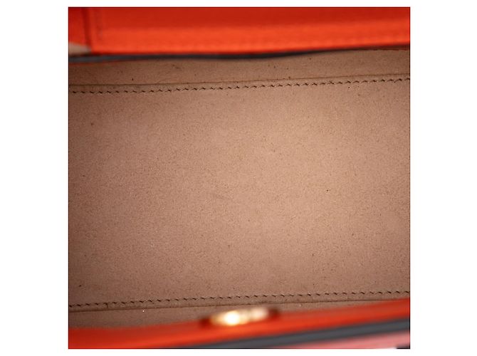 Bolsa Gucci Diana Small em couro de bezerro laranja com bambu - vista 4