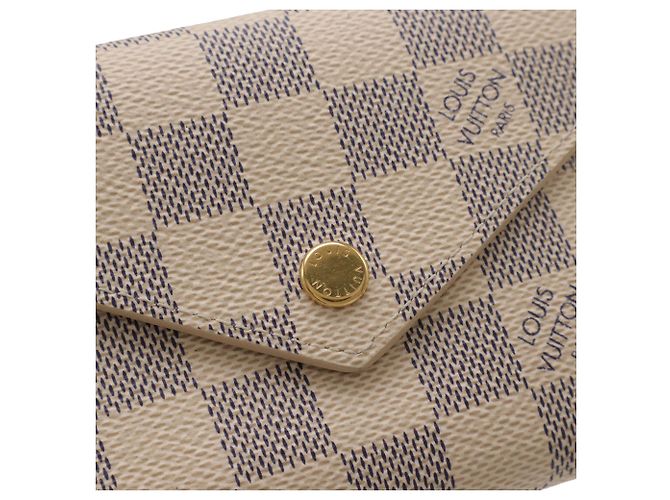 Louis Vuitton Weiß Damier Azur Victorine - Ansicht 6