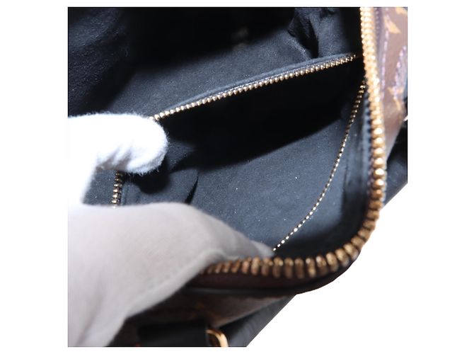 Louis Vuitton Marrone Monogram Petite Malle Souple - vista 4