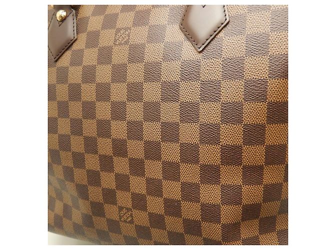 Louis Vuitton Marrone Damier Ebene Saleya MM - vista 11