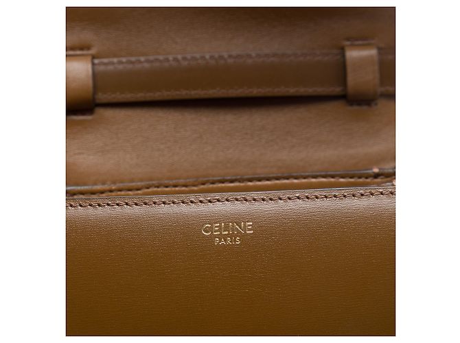 Céline Celine Brown Small Calfskin Classic Box Braun - Ansicht 5