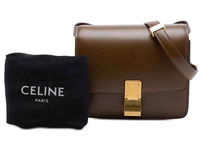 Céline Celine Brown Small Calfskin Classic Box Braun - Ansicht 7