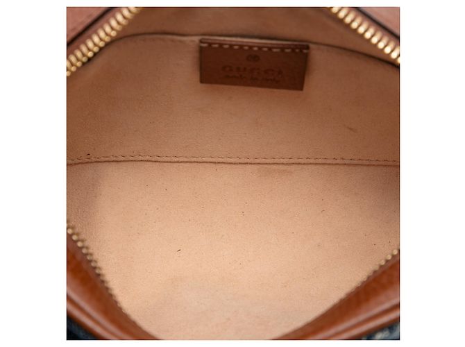 Gucci Blue Mini GG Denim Ophidia Crossbody - vista 4