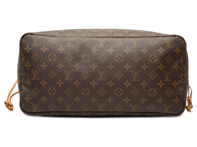 Louis Vuitton Marrone Monogram Neverfull GM - vista 3