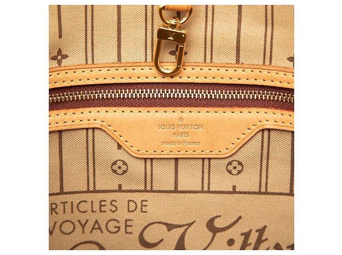 Louis Vuitton Marrone Monogram Neverfull GM - vista 5
