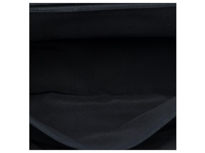 Chanel Black CC trapuntato in agnello e grosgrain So Black Flap Nero - vista 4