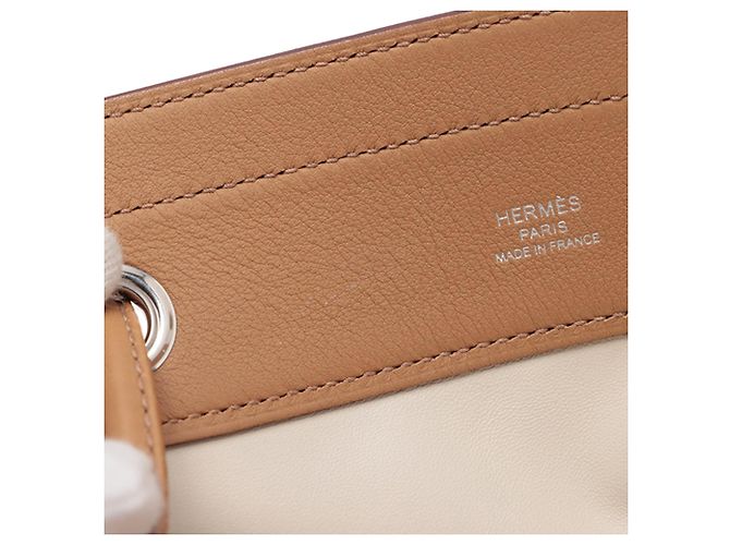 Hermès Mini Swift Aline Tasche Weiß Roh - Ansicht 7