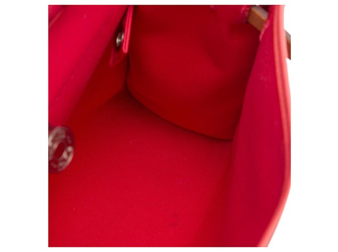 Hermès Pink Toile Herbag Zip 31 Rosa - vista 5