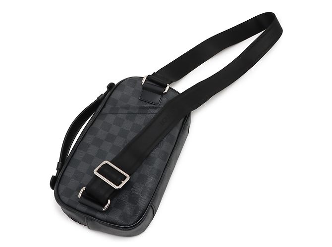 Louis Vuitton Nero Damier Graphite Ambler - vista 10