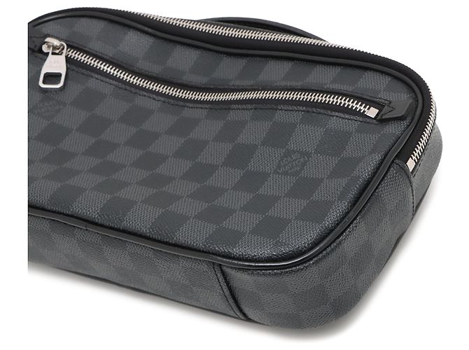 Louis Vuitton Nero Damier Graphite Ambler - vista 8