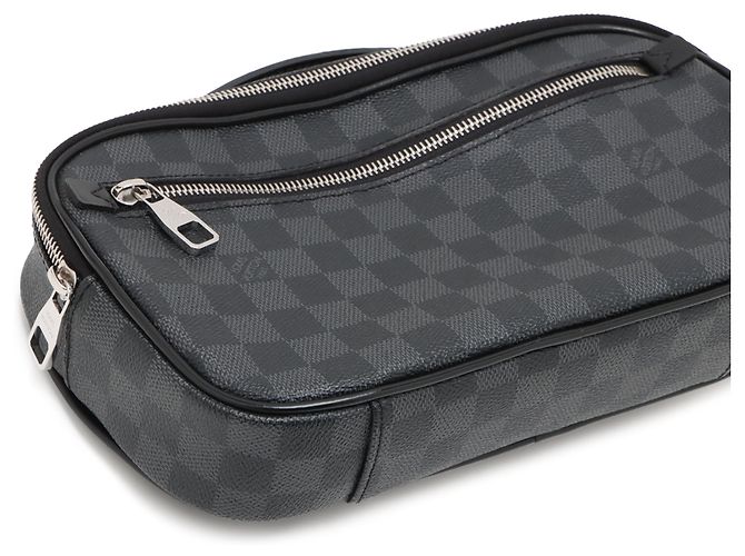 Louis Vuitton Nero Damier Graphite Ambler - vista 9