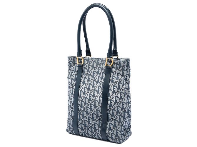 Dior Blue Diorissimo Trotter Canvas Tote Blau - Ansicht 2