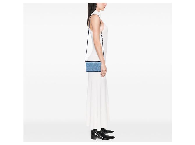 Louis Vuitton Blue Epi Denim Clery - vista 6
