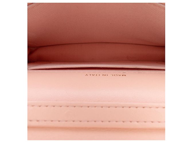 Chanel Pink Quilted Lambskin 19 Wallet on Chain - Ansicht 4