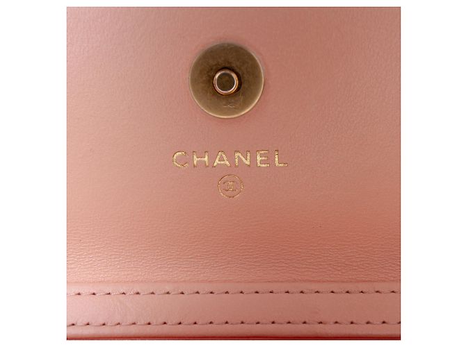 Chanel Pink Quilted Lambskin 19 Wallet on Chain - Ansicht 5