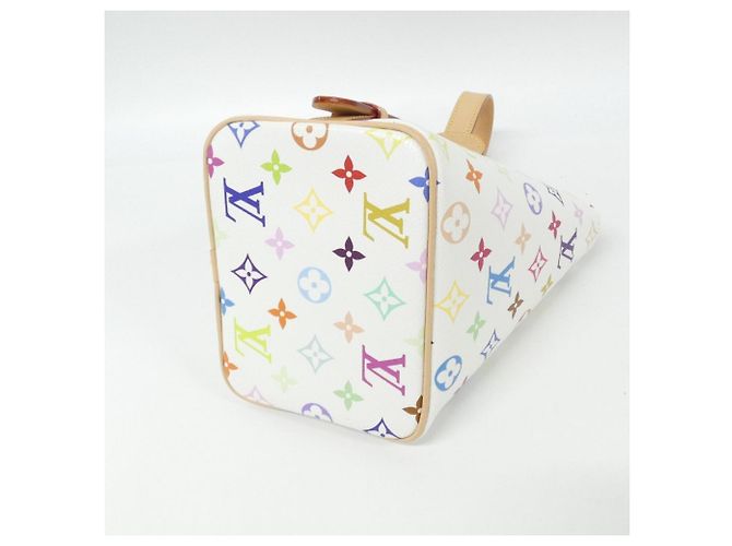Borsa a tracolla Louis Vuitton Multicolor All-in-BB Bianco - vista 3