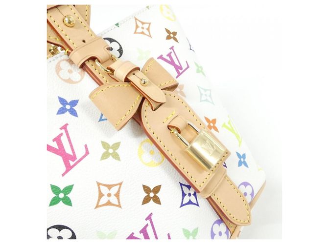 Borsa a tracolla Louis Vuitton Multicolor All-in-BB Bianco - vista 5