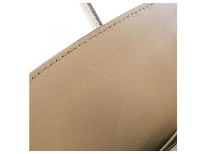 Borsa Louis Vuitton Mila MM M51685 Beige Grigio - vista 10