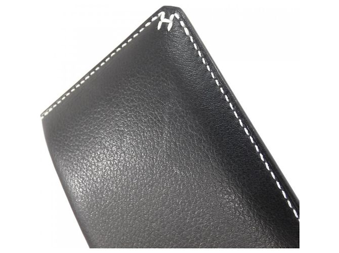 Hermès Tarjetero H Sellier Hermes Negro - vista 2