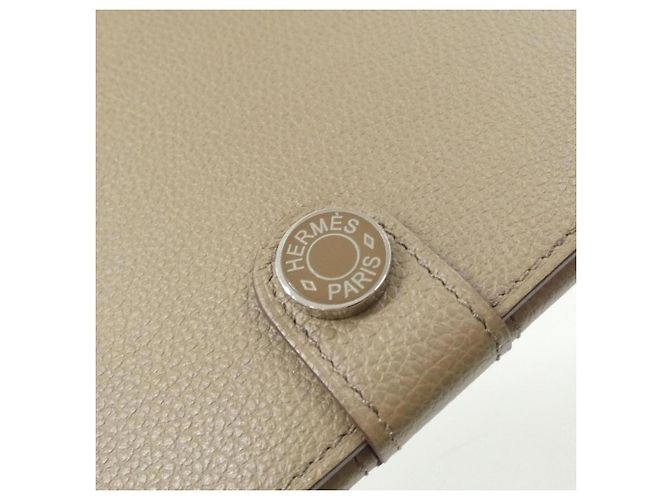 Cartera larga Hermès R.M.S. Toutainman Verso Beige - vista 4