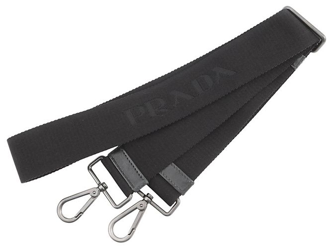 Prada Nylon Triangle Tote Bag Schwarz - Ansicht 19