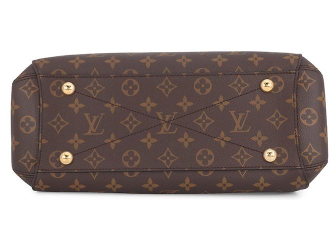 Borsa Louis Vuitton Monogram Montaigne MM Nero Monogramma - vista 3