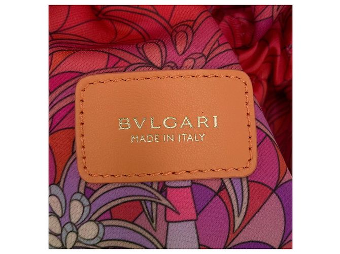 Bulgari Borsa a secchiello Bvlgari Serpenti Arancione - vista 12