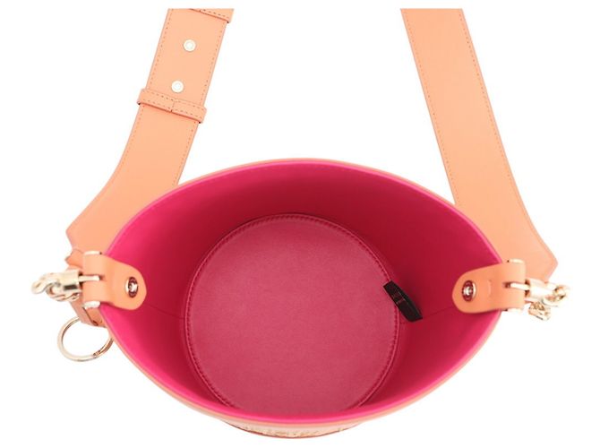 Bulgari Borsa a secchiello Bvlgari Serpenti Arancione - vista 6