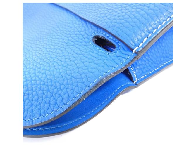 Hermès Borsa Hermes Arzan 31cm Blu - vista 4