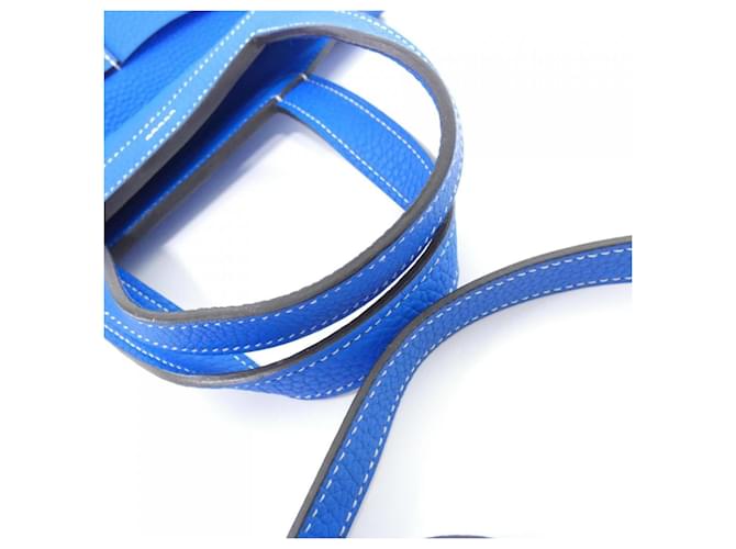 Hermès Borsa Hermes Arzan 31cm Blu - vista 5