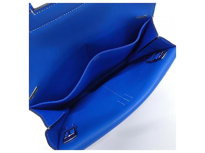 Hermès Borsa Hermes Arzan 31cm Blu - vista 6