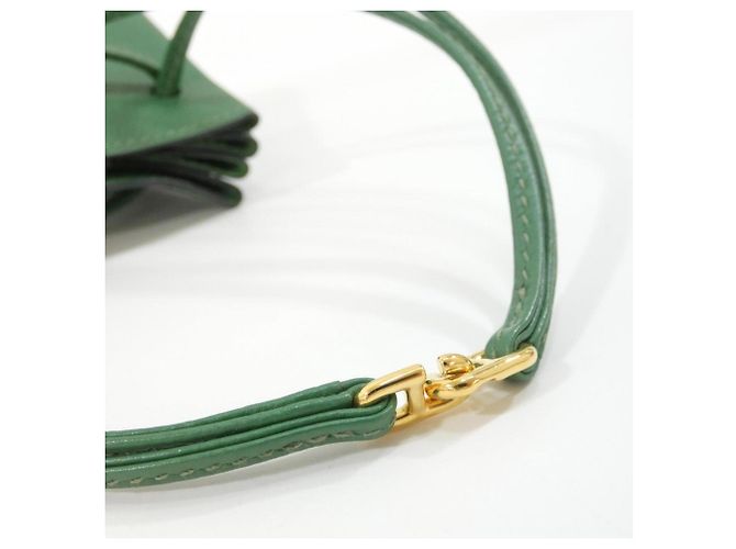 Hermès Pochette borsa Hermes Vespa 032784CC Verde - vista 5