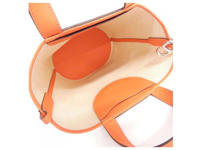 Hermès Hermes In The Loop Handtasche Beige Orange Roh - Ansicht 5
