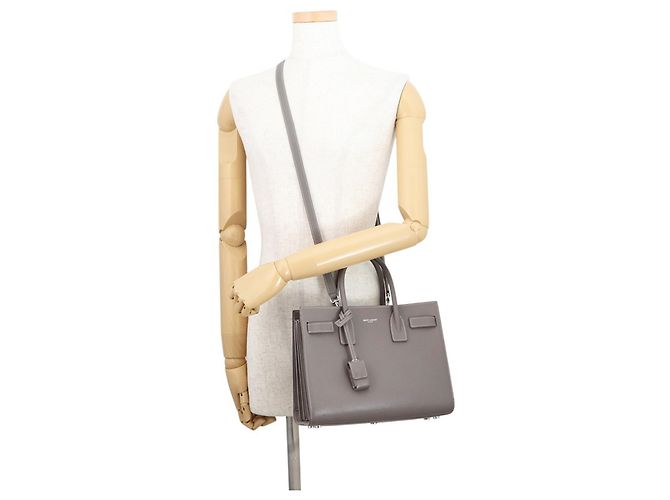 Borsa Yves Saint Laurent Baby Sac de Jour Marrone - vista 5