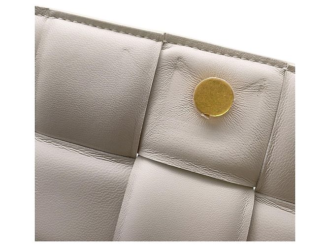 Borsa a tracolla con catena bianca Bottega Veneta Bianco - vista 11