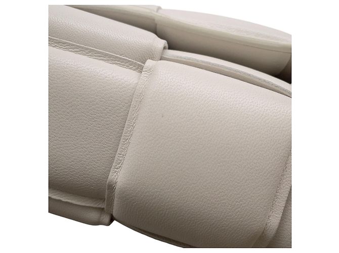 Borsa a tracolla con catena bianca Bottega Veneta Bianco - vista 6