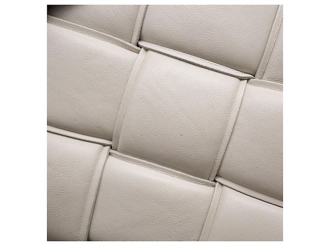 Borsa a tracolla con catena bianca Bottega Veneta Bianco - vista 8