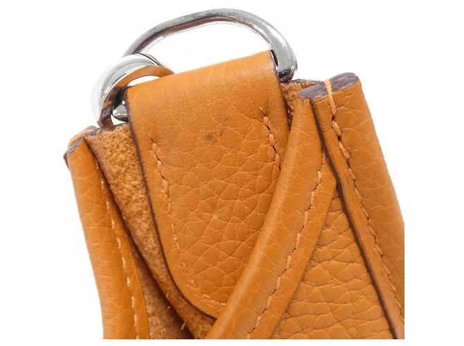Hermès Borsa a tracolla Hermes Evelyne GM Arancione - vista 4