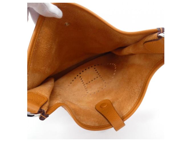 Hermès Borsa a tracolla Hermes Evelyne GM Arancione - vista 7