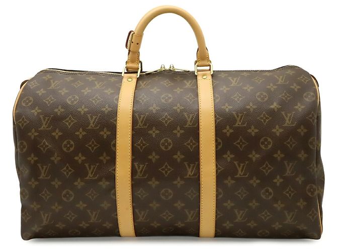 Borsa Boston Louis Vuitton Monogram Keepall 50 Marrone - vista 2