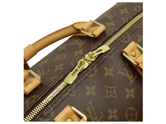 Borsa Boston Louis Vuitton Monogram Keepall 50 Marrone - vista 6