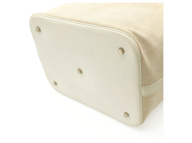 Hermès Borsa a Spalla/Tote Bag Hermes Picotin TGM Bianco - vista 4