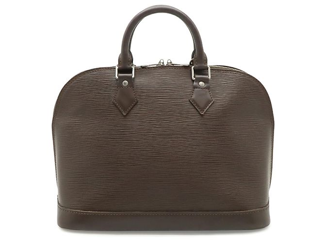 Borsa Louis Vuitton Epi Alma PM Marrone - vista 2