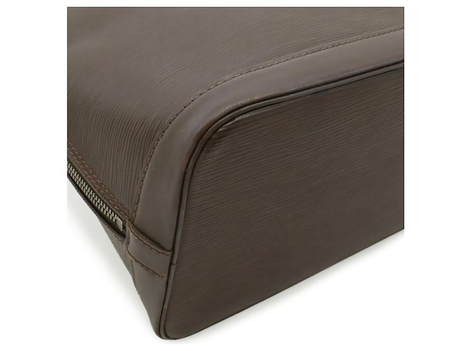 Borsa Louis Vuitton Epi Alma PM Marrone - vista 4