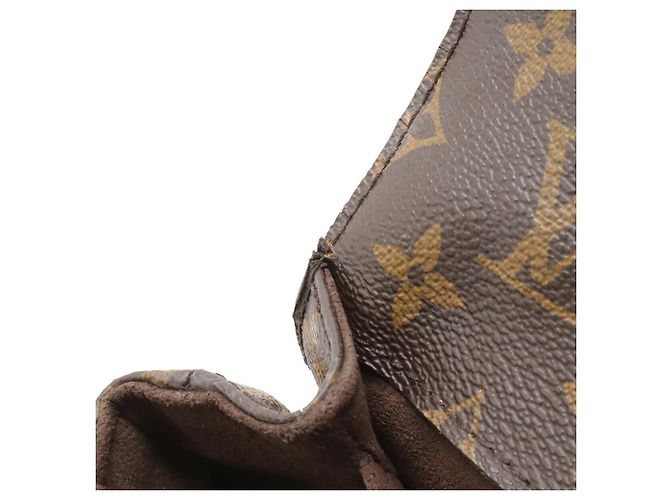 Borsa Louis Vuitton Monogram Pochette Metis MM Marrone - vista 10