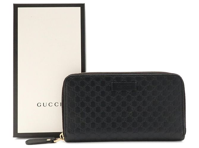 Cartera larga Microguccissima GUCCI Negro - vista 10