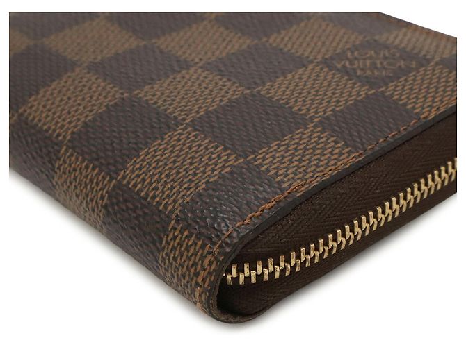 Monedero Zippy Damier Louis Vuitton Castaño - vista 4